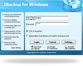 remote backup for Windows