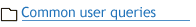 Common user queries