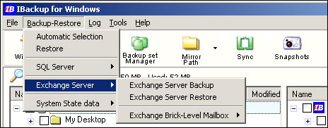 Exchange Server Backup