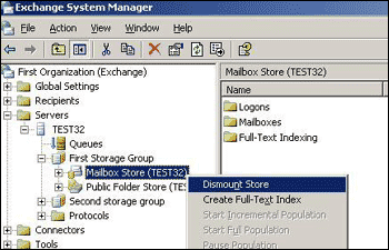 Exchange Server Restore