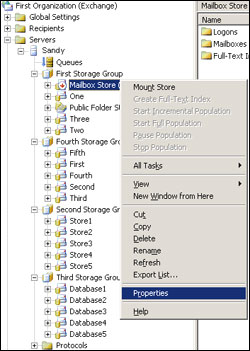 Exchange Server Restore
