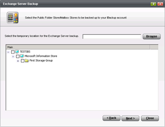 Exchange Server Backup