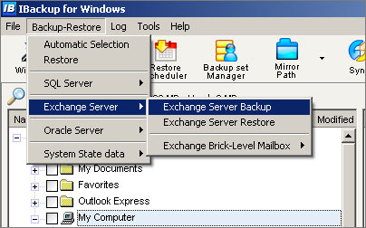Exchange Server Backup