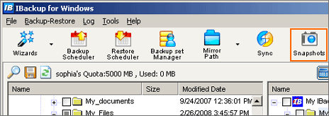 IBackup for Windows