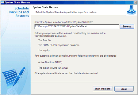 System State Restore