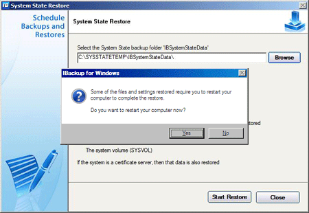 System State Restore