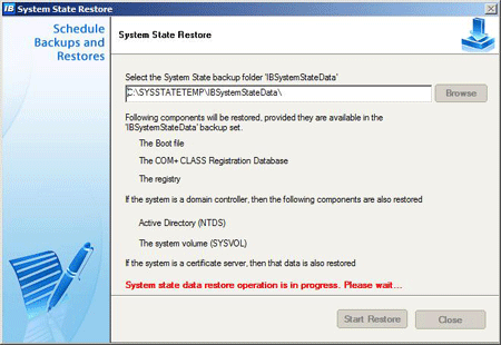 System State Restore