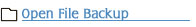 Open File Backup