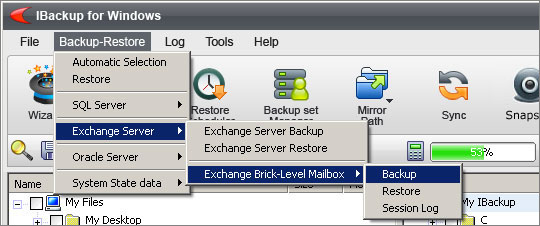 Brick-Level Mailbox Backup