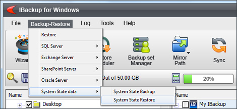 System State Restore