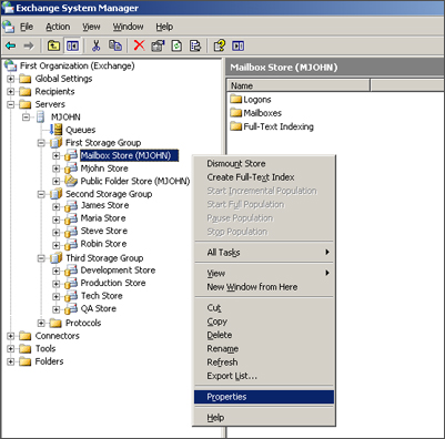 Exchange Server Backup