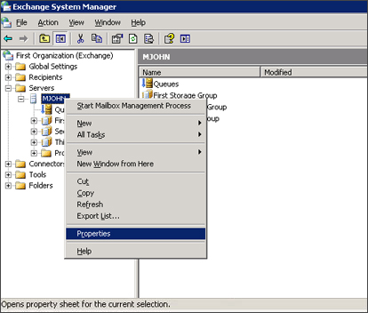Exchange Server Backup