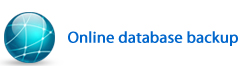 Online database backup