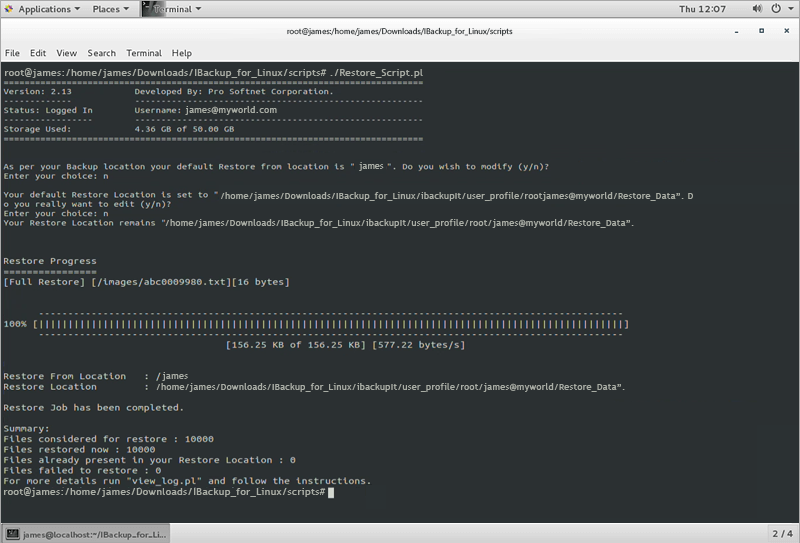 RestoreScript